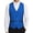 Blue, variant on Men's Suit Vest Sequin Silk V Neck Button Down Waistcoats Business Formal Dressy Blazer Vests for Prom Party Wedding Red XS