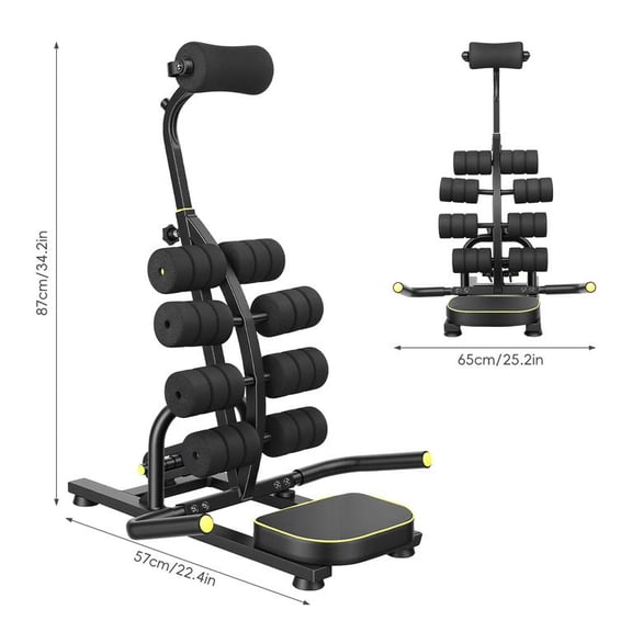 Spine Decompression Stretcher, 330 LBS Capacity, Ergonomic Spine Curves, Safe Inversion, Heavy Duty Metal, Back Pain Relief, Fatigue Elimination, Compact & Easy Storage