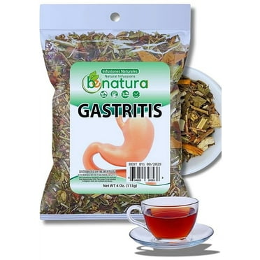 Gastritis-BYE Herbal Tea – 100% Natural Herbal Infusion – Compuesto de Hierbas Naturales – 4 oz – Herbal Mixture for Digestive Comfort – Té para Bienestar Estomacal – Non-GMO | No Cafeína