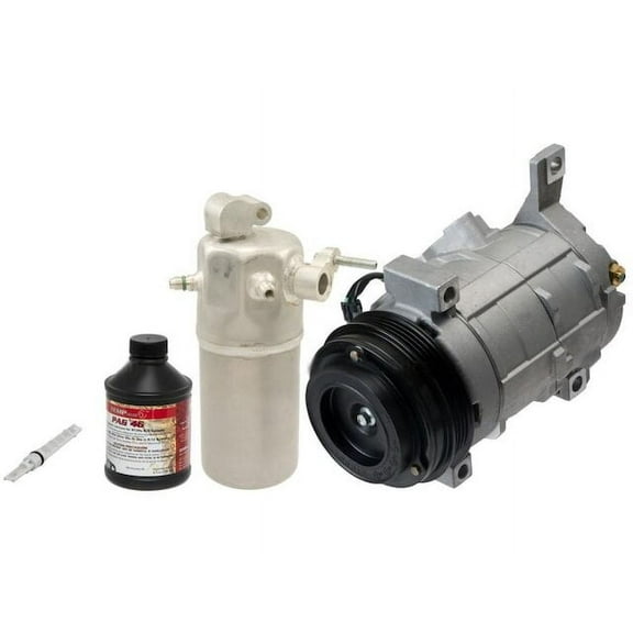 Front A/C Compressor Kit - Compatible with 2003 - 2022 Chevy Express 2500 2004 2005 2006 2007 2008 2009 2010 2011 2012 2013 2014 2015 2016 2017 2018 2019 2020 2021