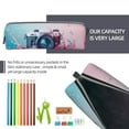 thumbnail image 5 of Honeii Vintage Camera Splash Art Pattern Pencil Case, Pencil Pouch, Pencil Case Small, Pencil Pouch Aesthetic, PVC Pencil Pouch, Pencil Bag, Makeup Pouch, 5 of 7