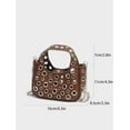 thumbnail image 4 of Women's Cute Punk Studded Purse Y2K Leather Shoulder Bag Daily Vintage Handbag Aesthetically Pleasing Purse, 4 of 6