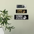 thumbnail image 3 of Signs ByLITA Standard Cleaning Utilities Sign (Blue) - Large, 3 of 6