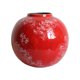 thumbnail image 4 of Jarrón de cerámica roja para flores, jarrón decorativo coleccionable, jarrón de mesa para flores. Altura 24cm, 4 of 9