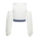 thumbnail image 5 of TRKIYQC 2022 nueva Y2K moda mujer Sexy sin mangas cuello redondo Rib Knit Patchwork Crop Tank Top con mangas de brazo a rayas TRKIYQC moderno, 5 of 9