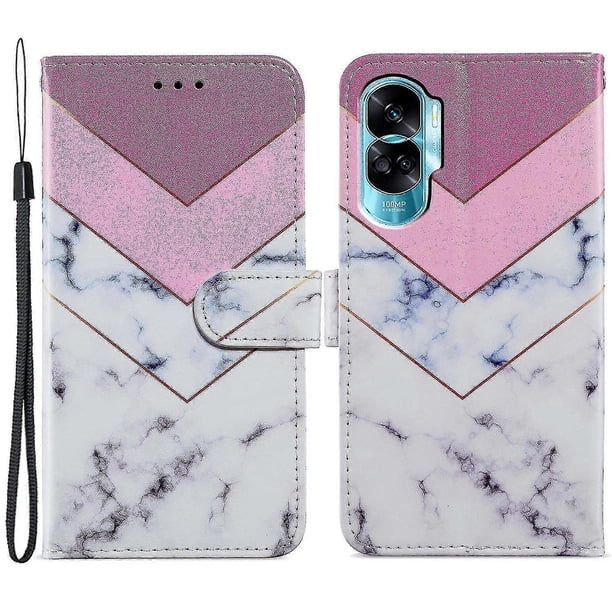For Honor 90 Lite 5g/x50i 5g Case Pu Leather Pattern Flip Wallet Phone Cover