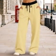 thumbnail image 6 of XXWXYD Girls Boys Baggy Sweatpants Straight Leg Open Bottom Casual Sweat Pants Drawst𝗋ing Color Block Wide Leg Track Pants Joggers, 6 of 7