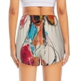 thumbnail image 2 of Lsque Colorful Dachshund Art Printed Women's Running Shorts with Liner Pockets,Elastic Quick Dry Workout Athletic Gym Yoga Shorts,Womens High Waist Shorts-XX-Large, 2 of 9