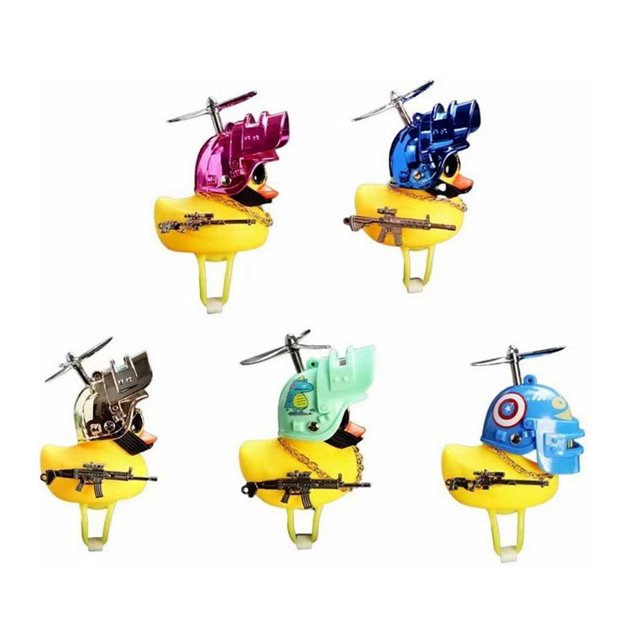 Adorno De Pato Para Manillar De Motocicleta, Adorno De Bicicleta Para Casco De Pato Amarillo Pequeño Yuarrent OD015194-08