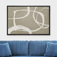 thumbnail image 2 of wall26 Framed Canvas Print Wall Art Geometric Pastel White Gray Ring Collage Abstract Shapes Illustrations Modern Art Decorative Bohemian Multicolor for Living Room, Bedroom, Office - 24"x36&quo, 2 of 5
