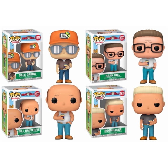 King of the Hill Funko Pop! Television Complete Set (4)