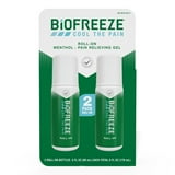 BiOFREEZE Cool the pain Menthol Pain Relief Roll-On, 3 fl. oz., 2 pk.