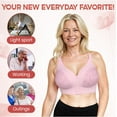 thumbnail image 4 of Senorita Zip up Bra, Senorata - Uplacy - Zip-up Powerful Support Comfy Bra, Ziplacy Women's Zip Front Sports Wireless, 4 of 8