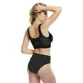 thumbnail image 4 of Carole Martin Slip-On Air Flowing Cooling Comfort Bra - Wire Free - Stretch Cups - One Size Fits All B, C, D and DD Style 7224 Black Medium, 4 of 5
