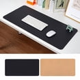 thumbnail image 4 of Extended Cork & Leather Desk Mat, Large Mouse Pad for Office & Home Use, 4 of 11
