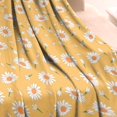 thumbnail image 3 of Yellow Daisy Flower Retro Pattern Blanket,Comfortable Soft Lamb Wool Throw Blanket,All Season,Warm Lightweight Blankets for Sofa Bed Couch Living Room Chair,30"x40", 3 of 4