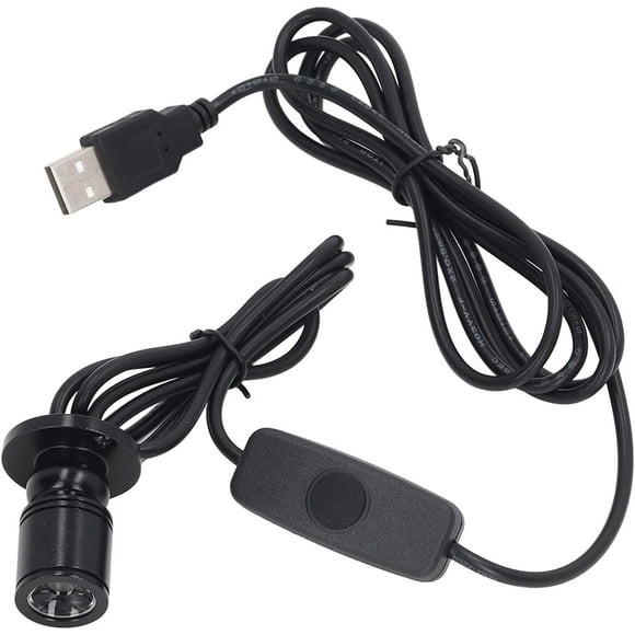 ZOUSSIQI Mini LED Spotlight, Dimmable USB 5V Mini Spot Lights Aluminum Open Installation Bright Light Eye with 6.6 Feet Cable for DIY (Positive White Light 6000K) CA919-33162