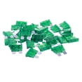 thumbnail image 1 of Vehicle Car 30A 30Amp Green Body Two Blade ATC Fuse 30pcs, 1 of 5