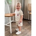 thumbnail image 6 of Loicainy Baby Boy Flag Outfit 4th of July Loose Fit Button Down Shirt  Shorts Set Patriotic Toddler Independence Day Clothes 6 12 18 24 Months 2T 3T 4T, 6 of 9