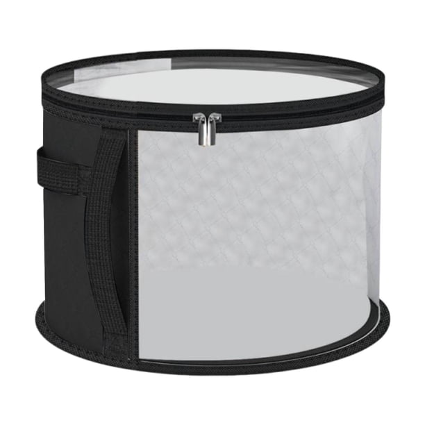 Bolsa de Almacenamiento para Sombreros con Cierre de Cremallera, Caja de Viaje para Gorras de Béisbol, Sombreros para El Bufandas.