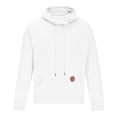 thumbnail image 3 of Mens Casual Hooded Collar Drawstring Hoodies Long Sleeve Pullover Sweatshirts with Mask Fall Outdoor Pocket Hoodie, 3 of 5