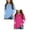 Blue 1PCS & Hot Pink 1PCS, variant on LUOGENLI 2 Pack T Shirts Crop Tops for Girls 7-8 Kids Girls Casual Crewneck Tunic Tops Long Sleeve Pullover Sweatshirt Casual Loose Blouse T-Shirt Cute Summer Tops for Girls 12-14 XL