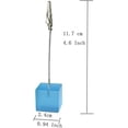 thumbnail image 2 of ‎SHBOTO  Resin Cube Base Note Clip, Alligator Clip Card Table Stand Holder for Wedding Party or Meeting Displaying Alligator Clip Note Holder Pack of 10, 2 of 7