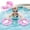 Pink, variant on Handheld Swimming Training Float 2 Pack EVA Water Fitness Floating Board Swim Aid for Pool Training Water Exercise