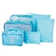 thumbnail image 5 of Laklulu 6 Unids/Set Bolsa de Almacenamiento Bolsa de Clasificación de Ropa Maleta de Equipaje Organizador de Embalaje para Viajar Azul, 5 of 6