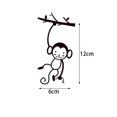 thumbnail image 5 of Etiqueta engomada de la pared del mono para la decoración del hogar del vinilo de la decoración del interruptor Fason CKCH4BT26, 5 of 5
