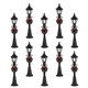 thumbnail image 3 of 10pcs Miniature Street Lamps Outdoor Pathway Lighting Dollhouse Accessories for Fairy Garden & Mini House Enthusiasts, 3 of 5
