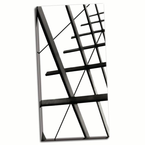 Gango Home Decor Steel Lattice II by Alan Hausenflock (Ready to Hang); One 18x36in Hand-Stretched Canvas