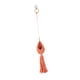 thumbnail image 2 of Maceta colgante de macramé, percha, elegante maceta colgante de interior para plantas artificiales, Naranja, 2 of 8
