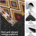 thumbnail image 3 of Brown Geometric Triangle Diamond Pattern Kitchen Rugs Sets Of 3,Kitchen Runner Rugs Non Skid Washable,Decorative Kitchen Floor Mats for Kitchen,Sink,Laundry,17"x30"+ 17"x47" + 17"x59", 3 of 6