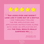 SOL by Jergens Deep Water Tanning Mousse with Coconut Water, Dye-Free, 5 fl oz