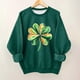 thumbnail image 2 of Vestido de Manga Larga de una Línea para las Mujeres Imprimir el Día de San Patricio Manga Larga con Capucha Suelta de Lana Forrada con Suave 95% Poliéster 5% Spandex, Top para Niños, 2 of 5