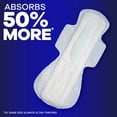 thumbnail image 6 of Always Maxi Overnight Pads with Wings for Women, Size 5, Extra Heavy Overnight Absorbency, Unscented, 52 Count, 6 of 14