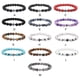 thumbnail image 5 of Jumpingount de cuentas únicas de piedra con exquisitos detalles cruzados Pulseras cruzadas con cuentas Pulseras de cuentas Ropa, zapatos y accesorios Miscelánea Escarchado, 5 of 6
