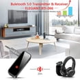 thumbnail image 4 of Adaptador Bluetooth Auxiliar para Coche, Receptor Bluetooth 5.0 2 en 1 con Pantalla, Adecuado para Coches, Altavoces, Sistemas estéreo y Auriculares, 4 of 6