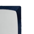 thumbnail image 2 of Ambesonne Night Sky Fitted Sheet, Celestial Photo Full Moon, Twin Size, Dark Blue White, 2 of 2