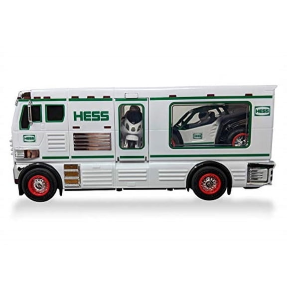 Hess 2018 Toy Truck RV with ATV and Motorbike