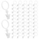 thumbnail image 1 of 100 anillas de cortina con clips: anillas de resina, ganchos para cortinas, ropa de bebé, pantalones, perchas de tensión, decoración del hogar., 1 of 6