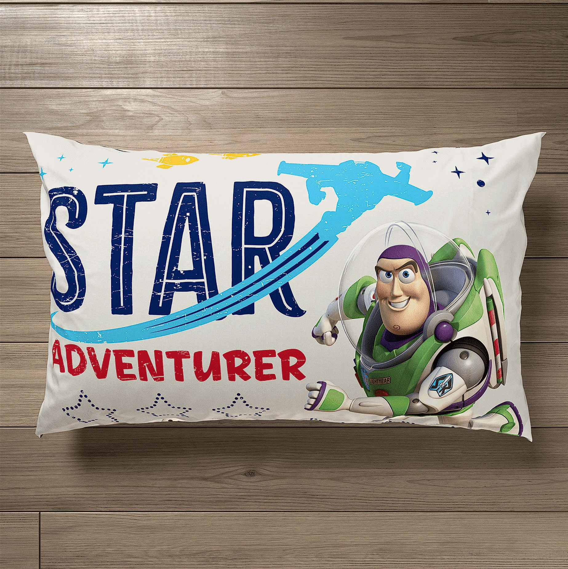 Toy Story Kids 4-Piece Full Sheet Set, Microfiber, White, Disney