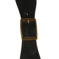 thumbnail image 3 of Leather Horn Toggle Buttons Trench Duffle Leather Buckle Toggle Coat Fastener Buckle black, 3 of 8