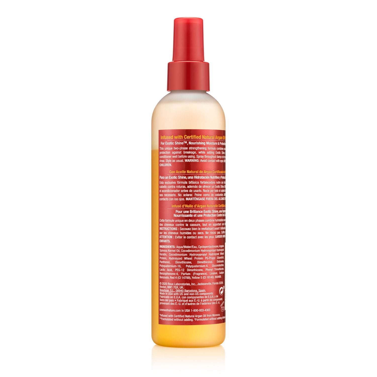 Creme of Nature Argan Oil Strength, Shine & Detangling Leavein Hair Moisturizer, 8.45 oz  (图4)
