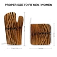 thumbnail image 2 of Tiger Skin Texture Oven Gloves And Pots Stand Set Oven Gloves And Pot Racks Pot Racks And Oven Gloves Set, 2 of 9