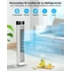 thumbnail image 2 of YKSLZ Ventiladores de Torre 40 Pulgadas, Max 9m/s, Ventiladores Oscilantes 90°, 4 Modos 3 Velocidades,Temporizador 12H, Pantalla LED Táctil, Ventilador de Pie para Dormitorio Oficina en Casa (Blanco), 2 of 5
