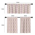 thumbnail image 4 of LALILO Kitchen Curtains and Valances Set of 3 36" Geometric Window Treatment Tiers for Window Decor, 4 of 5