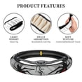 thumbnail image 4 of Picia Spiders Car Steering Wheel Cover, Non-Slip, Breathable, Universal 15 inch, 4 of 7