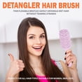 thumbnail image 3 of Hair Detangling Brush by Fiora Naturals - 100% Bio-Friendly Detangler Brush w/ Ultra-Soft Bristles, 3 of 7